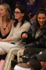 KIM KARDASHIAN and Kanye West at Cleveland Cavaliers vs LA Lakers Game in Los Angeles 01/13/2020