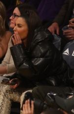 KIM KARDASHIAN and Kanye West at Cleveland Cavaliers vs LA Lakers Game in Los Angeles 01/13/2020