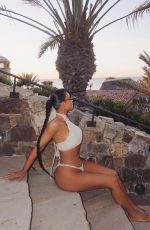 KIM KARDASHIAN in Bikini in Cabo San Lucas 01/22/2020
