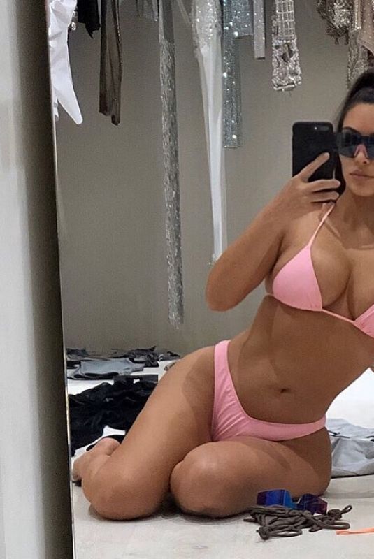 KIM KARDASHIAN in Bikini - Instagram Photo 01/16/2020