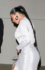 KIM KARDASHIAN Leaves Midnight Church Sunday Service in Los Angeles 01/26/2020