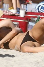 KIMBERLEY GARNER in Bikini at a Beach in Miami 01/13/2020