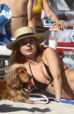 KIMBERLEY GARNER in Bikini at a Beach in Miami 01/13/2020