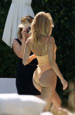 KIMBERLEY GARNER in Swimsuit at a Pool in Miami 01/30/2020