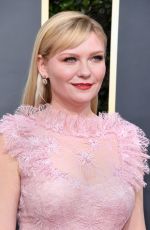 KIRSTEN DUNST at 77th Annual Golden Globe Awards in Beverly Hills 01/05/2020