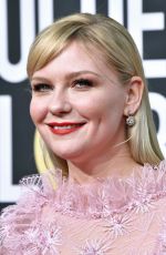 KIRSTEN DUNST at 77th Annual Golden Globe Awards in Beverly Hills 01/05/2020