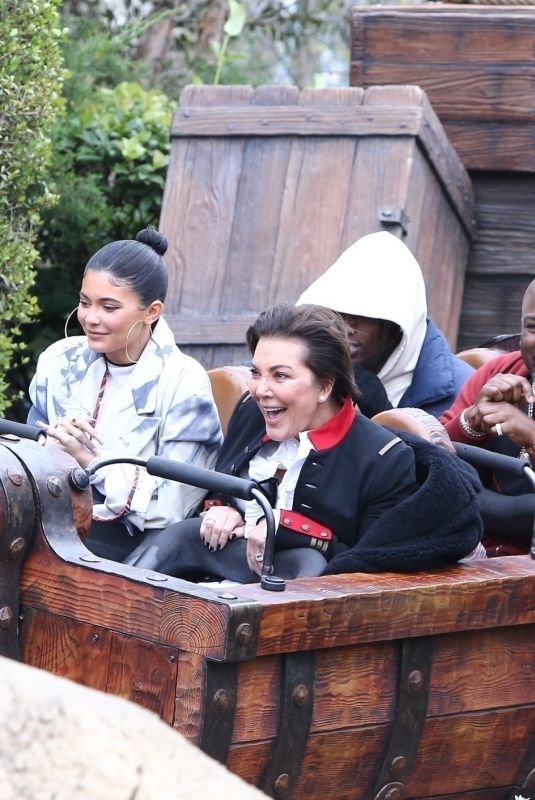 KOURTNEY KARDASHIAN and KYLIE and KIRSS JENNER at Disneyland in Orlando 01/22/2020