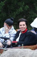 KOURTNEY KARDASHIAN and KYLIE and KIRSS JENNER at Disneyland in Orlando 01/22/2020