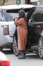 KOURTNEY KARDASHIAN Arrives at Kris Jenner