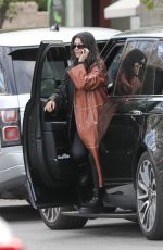 KOURTNEY KARDASHIAN Arrives at Kris Jenner