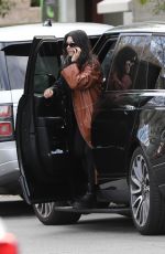 KOURTNEY KARDASHIAN Arrives at Kris Jenner