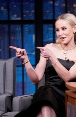 KRISTEN BELL at Late Night with Seth Meyers in New York 01/29/2020