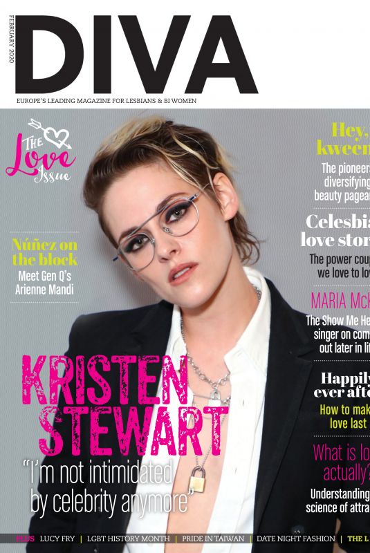 KRISTEN STEWART in Diva Magazine, UK February 2020