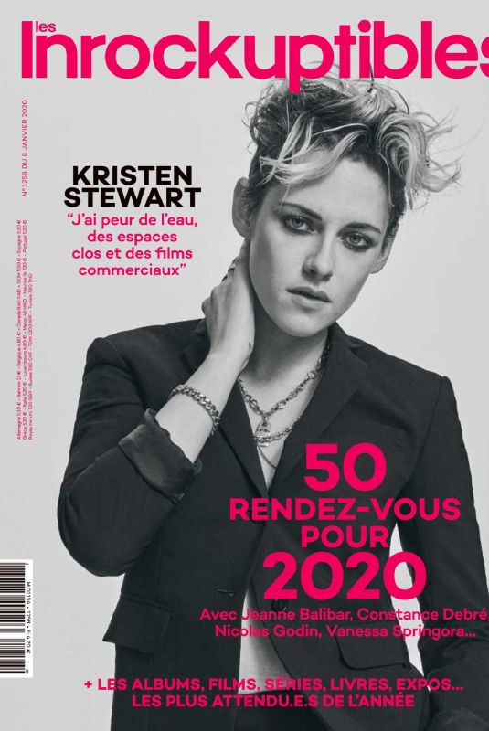 KRISTEN STEWART in Les Inrockuptibles Magazine, January 2020
