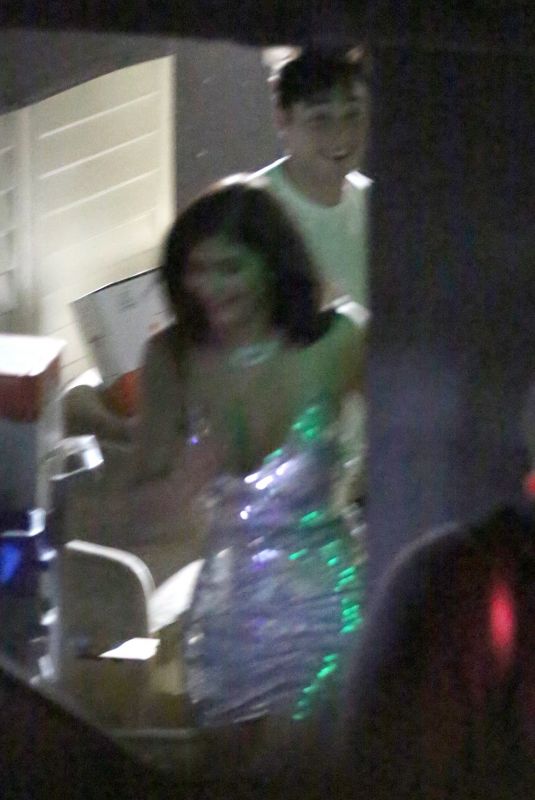 KYLIE JENNER and Zack Bia at New Year