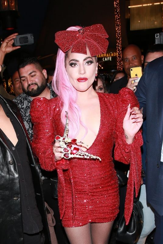LADY GAGA at her Haus Labs Makeup Pop Up Launch at The Grove in Los Angeles 12/05/2019