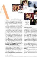 LAETITIA CASTA in Io Donna Del Corriere Della Sera, January 2020