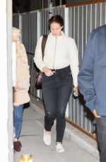 LANA DEL REY Leaves Wednesday Evening Church Services in Los Angeles 01/22/2020