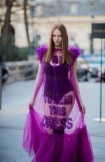LARSEN THOMPSON at Viktor and Rolf Show at Paris Fashion Week 01/22/2020