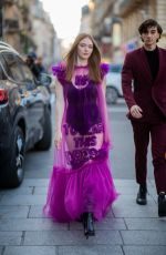 LARSEN THOMPSON at Viktor and Rolf Show at Paris Fashion Week 01/22/2020