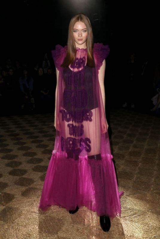 LARSEN THOMSPON at Viktor and Rolf Show at Paris Fashion Week 01/22/2020