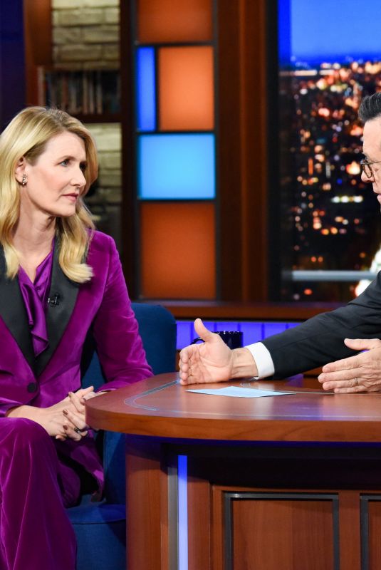LAURA DERN at Late Show with Stephen Colbert 01/10/2020