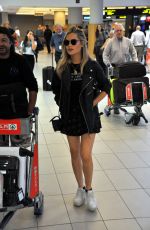 LAURA WHITMORE at Cape Town International Airport 01/07/2020