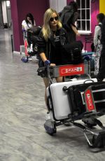 LAURA WHITMORE at Cape Town International Airport 01/07/2020