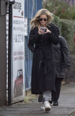 LAURA WHITMORE Out and About in London 01/14/2020
