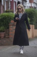 LAURA WHITMORE Out and About in London 01/14/2020