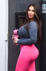 LAUREN GOODGER Leaves a Gym in Chigwell 01/10/2020