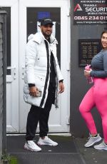 LAUREN GOODGER Leaves a Gym in Chigwell 01/10/2020