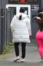 LAUREN GOODGER Leaves a Gym in Chigwell 01/10/2020