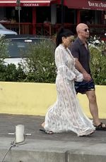 LAUREN SANCHEZ on Holiday in St. Barth 12/26/2019
