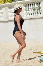 LAUREN SILVERMAN in Swimsuit at a Beach in Barbados 01/06/2020