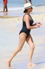 LAUREN SILVERMAN in Swimsuit at a Beach in Barbados 01/06/2020