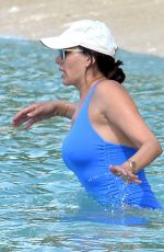 LAUREN SILVERMAN in Swimsuit at a Beach in Barbados 01/10/2020