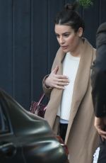 LEA MICHELE Out and About in Los Angeles 01/12/2020