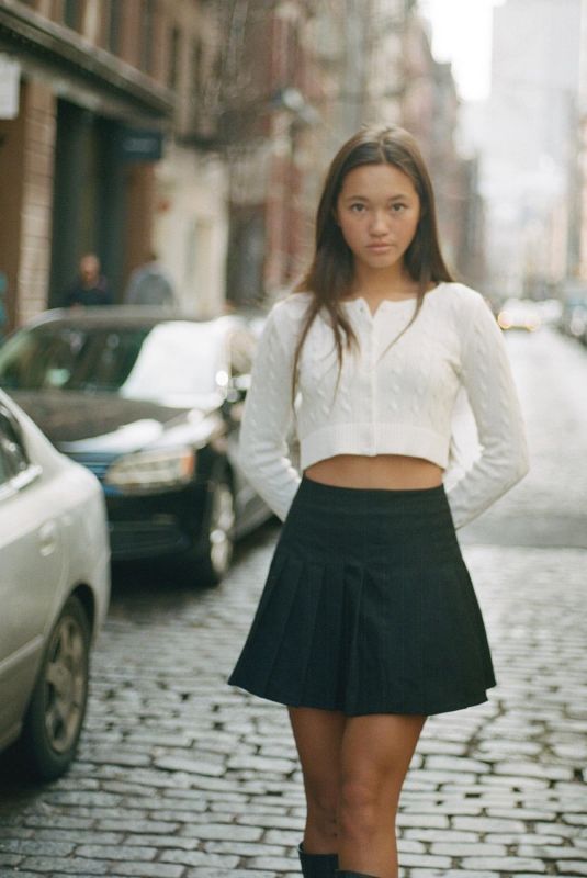 LILY CHEE at a Photoshoot in New York, January 2020