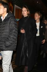 LILY JAMES Arrives at Les Miserables Reopnening in London 01/16/2020