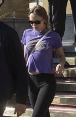 LILY-ROSE DEPP Leaves Her Hotel in San Sebastian 12/26/2019