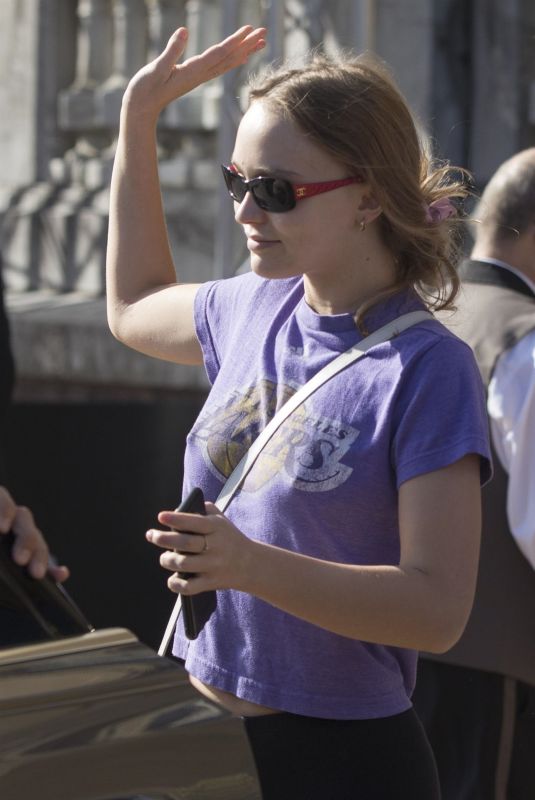 LILY-ROSE DEPP Leaves Her Hotel in San Sebastian 12/26/2019