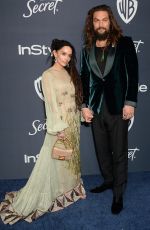 LISA BONET and Jason Momoa at Instyle and Warner Bros. Golden Globe Awards Party 01/05/2020