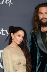 LISA BONET and Jason Momoa at Instyle and Warner Bros. Golden Globe Awards Party 01/05/2020