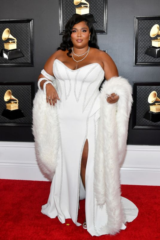 LIZZO at 62nd Annual Grammy Awards in Los Angeles 01/26/2020