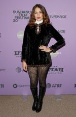 LOLA KIRKE at Lost Girls Premiere at 2020 Sundance Film Festival 01/28/2020