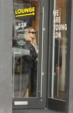 LOTTIE MOSS Leaves Young LDN in Notting Hill 01/08/2020