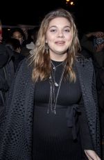 LOUANE EMERA Leaves Jean Paul Gaultier Fashion Show in Paris 07/03/2019