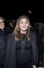 LOUANE EMERA Leaves Jean Paul Gaultier Fashion Show in Paris 07/03/2019
