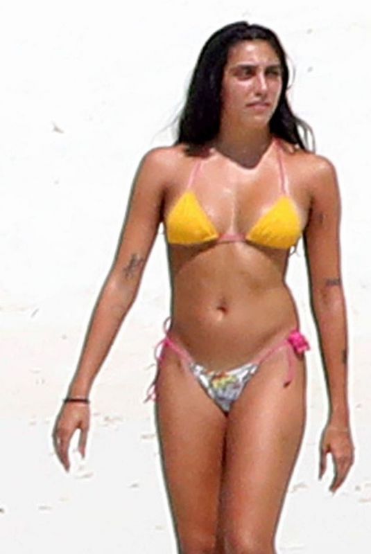 LOURDES LEON in Bikini at a Beach in Maldives 01/04/2020